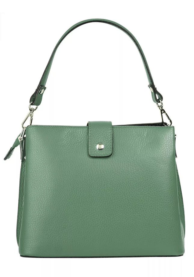 UNICORN Women's handbag leather green beige blue brown orange pink red white black