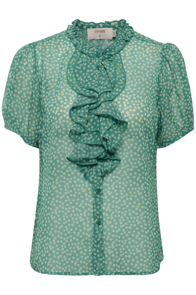 UNICORN Women's blouse columbia daisy flower green xs s m l xl xxl xxxl