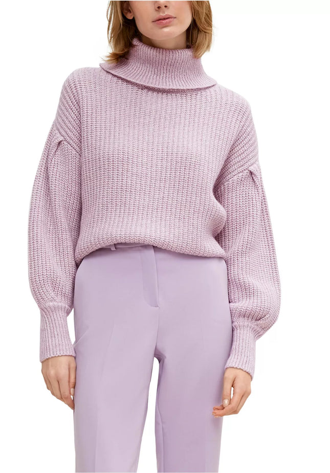 UNICORN Women's knitted turtleneck purple xs s m l xl xxl xxxl