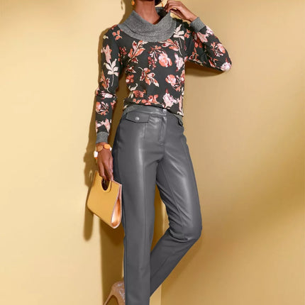 UNICORN Women's leather trousers grey s m l xl xxl xxxl xxxxxl xxxxxxl