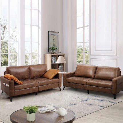 UNICORN 3-Seater Sofa Bed Dimensions 200 x 87 x 80 cm, Brown