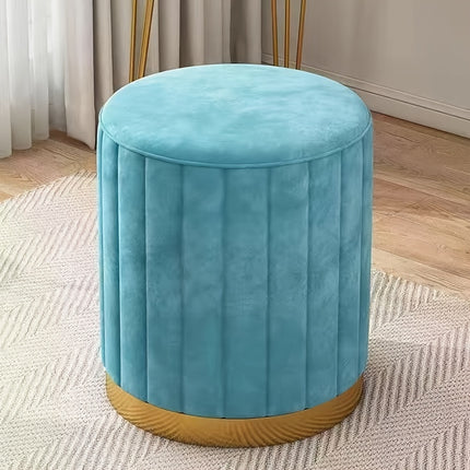 UNICORN Light Luxury Round Makeup Stool, Bedroom Internet Celebrity Sofa Chair