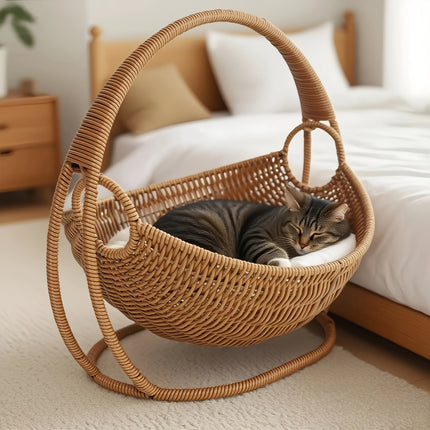 UNICORN Large Handwoven Cat Hammock for Home Use, Easy to Assemble