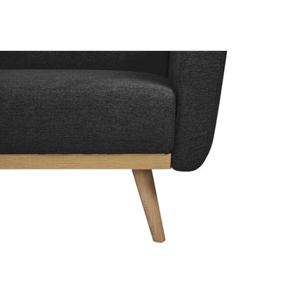 UNICORN Sofa bed gray black 85x212x79