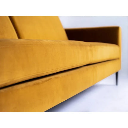 UNICORN Three-seater sofa honey yellow length 212 cm width 88 cm height 82 cm