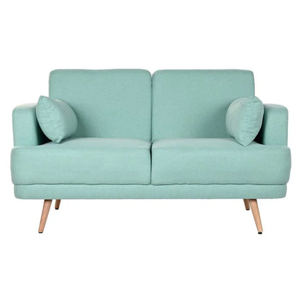 UNICORN Two-seater sofa polyester light blue length 134 cm width 70 cm height 76 cm