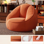 Maple Leaf Brown | Light Beige-friendly Corduroy, Plush Filling / Without Foot Pedal
