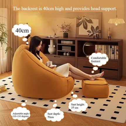 UNICORN comfortable reading sofa chair Yellow Brown Green Pink Gray White