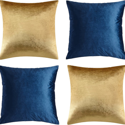 UNICORN Set of 4 Luxurious Velvet Pillow Covers Measuring 40.40 cm to 60.60 cm