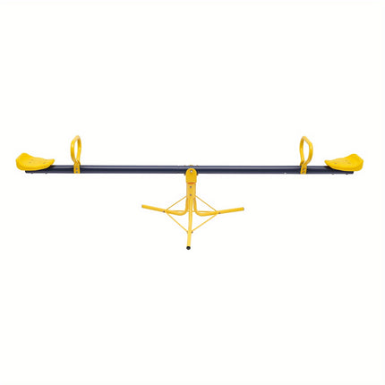 UNICORN 360 Degree Rotating Seesaw Orange Outdoor Teeterboards Yellow