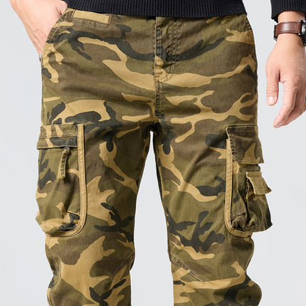UNICORN Men Street Style Multi-Pocket Camouflage Cargo Pants s m l xl xxl