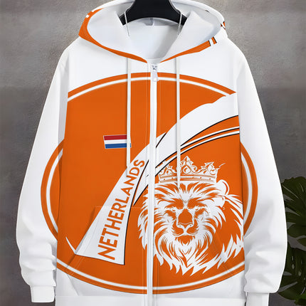 UNICORN Men'S Zip-Up Hoodie Casual Pullover Sweatshirt with a Hood s m l xl xxl