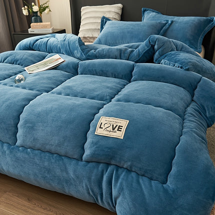 UNICORN Ultra-Soft Double-Sided Chenille Plush Blanket Rose Blue Gray khaki