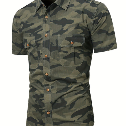 UNICORN Men'S Dress Shirt Army Green s m l xl xxl
