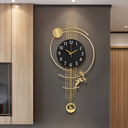 UNICORN Silent Hanging Clock, Room Decoration Japanese Quartz Movement