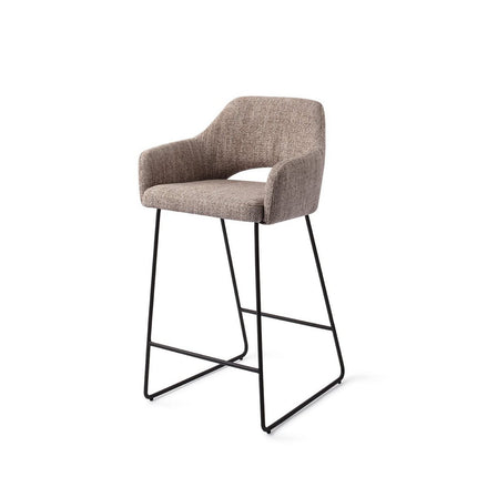 UNICORN Bar stool light gray 51x50x89 cm
