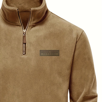 UNICORN Men's Sweatshirt with Stand-Up Collar, Half-Zip, Long Sleeves s m l xl xxl