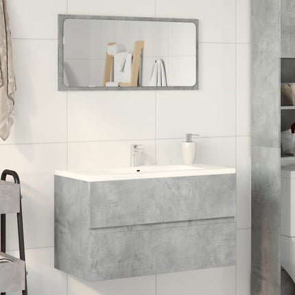 UNICORN Bathroom Wall Cabinet Gray Modern Bathroom, Wooden Cabinet