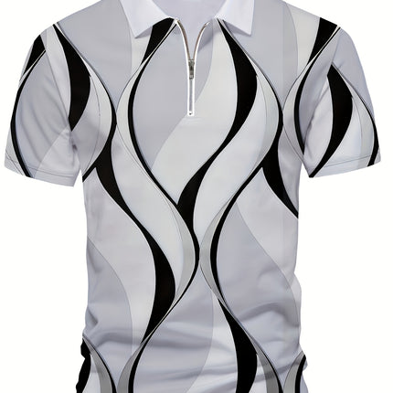 UNICORN Polo Shirt Short Sleeved Breathable With Geometric Pattern s m l xl xxl