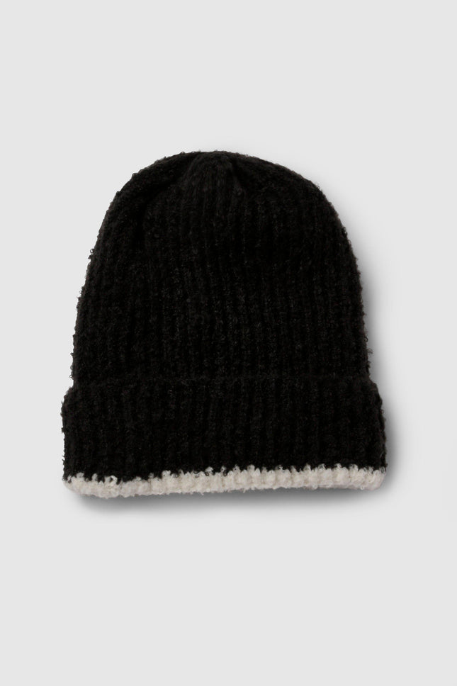 UNICORN Women's Contrasting Fluffy Knitted Hat One size
