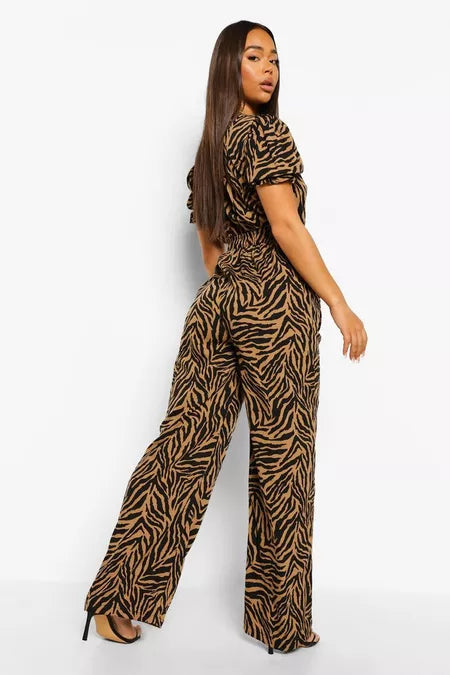 UNICORN Women's jumpsuit brown zebra xxl