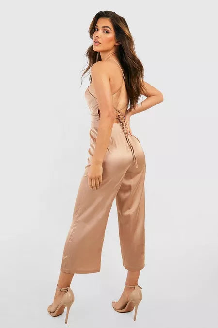 UNICORN Women's jumpsuit orange beige l xl xxl