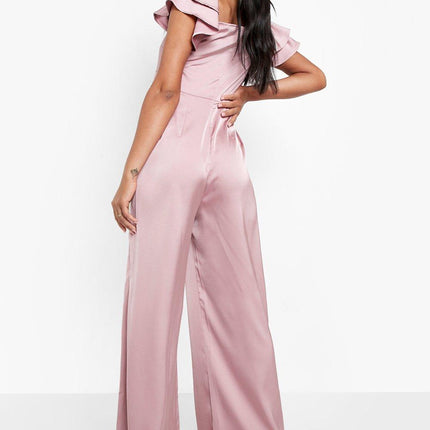 UNICORN Women's jumpsuit satin pink light blue m l