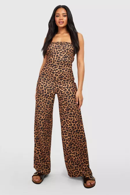 UNICORN Women's jumpsuit leopard s m