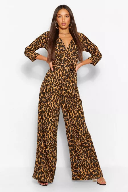 UNICORN Women's jumpsuit leopard xs s