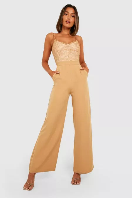 UNICORN Women's jumpsuit beige nude black s m l xl xxl