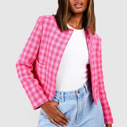 UNICORN Women's checked jacket pink s m l
