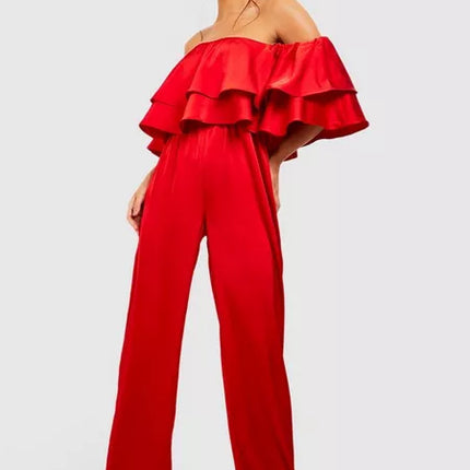 UNICORN Women's jumpsuit white red s m l