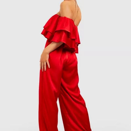 UNICORN Women's jumpsuit white red s m l