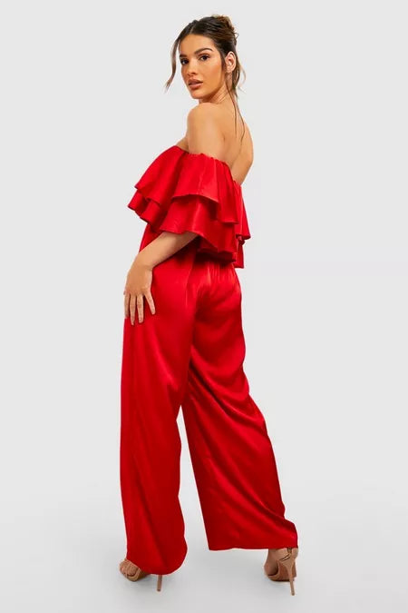 UNICORN Women's jumpsuit white red s m l