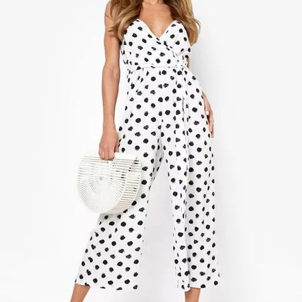 UNICORN Women's jumpsuit s m l xl dots black white