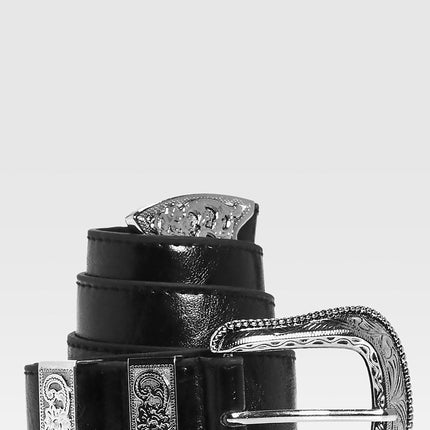 UNICORN Oversized Boyfriend Belt With West Buckle One Size
