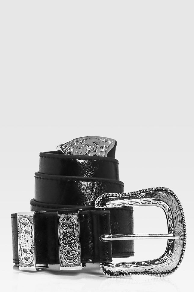 UNICORN Oversized Boyfriend Belt With West Buckle One Size