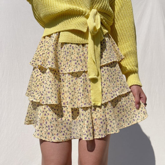 UNICORN Women's skirt yellow s m l