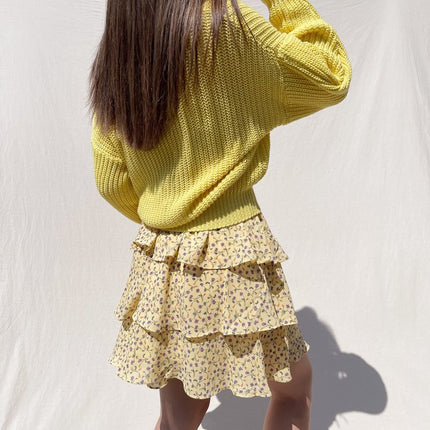 UNICORN Women's skirt yellow s m l
