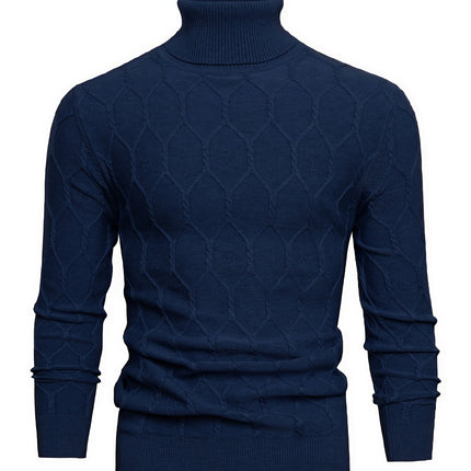 UNICORN Turtleneck Sweater Men'S Thick Warm Knit Top Design Quality Top s m l xl xxl