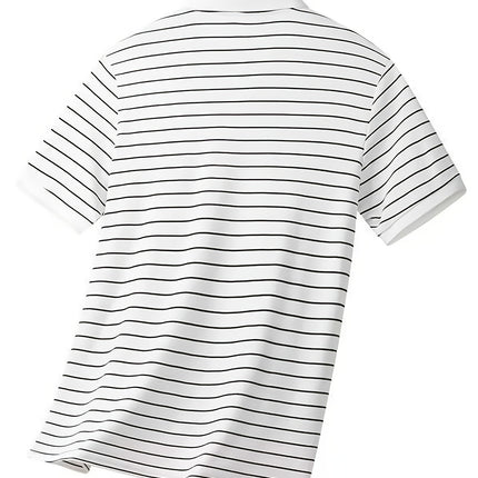 UNICORN Casual Striped Golf Shirt Breathable Short Sleeve Summer Top s m l xl xxl