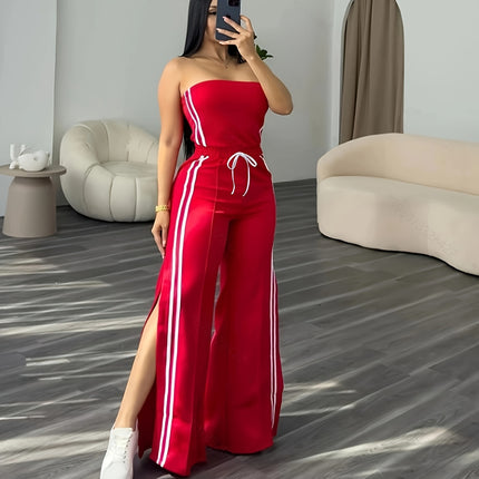 UNICORN Womens Fashion Casual Tube Top Jumpsuit s m l xl xxl