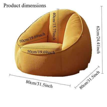 UNICORN comfortable reading sofa chair Yellow Brown Green Pink Gray White