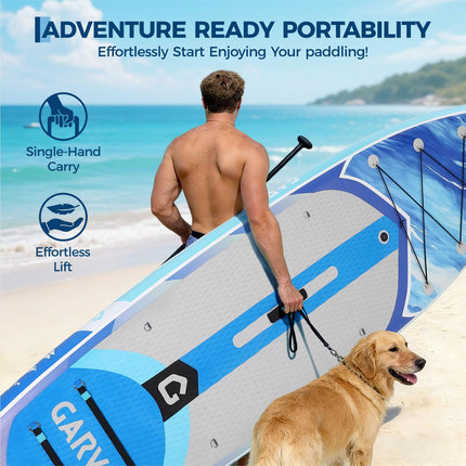 UNICORN Inflatable Paddle Board Measuring 323×81×15Cm, Supports Up to 204.12KG