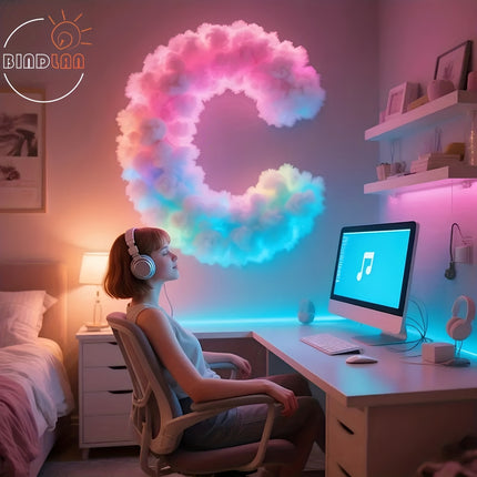 UNICORN BINDLAN 199.97cm LED 3D Cloud Light USB Powered Smart Light