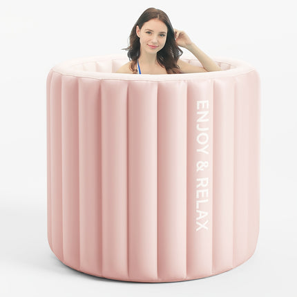 UNICORN 1 Portable Inflatable Hot Water Tub with Cute Cartoon Sheep Design Pink Green