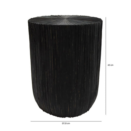 UNICORN Side table black 33x33x43 cm