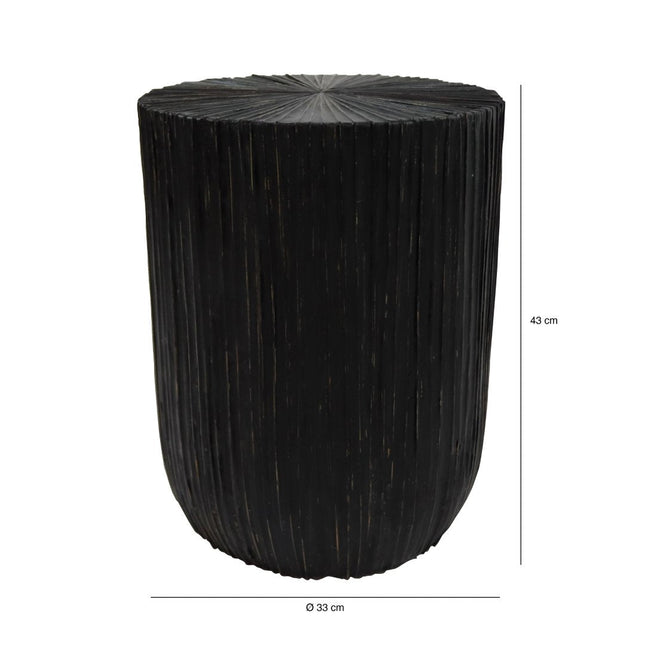 UNICORN Side table black 33x33x43 cm