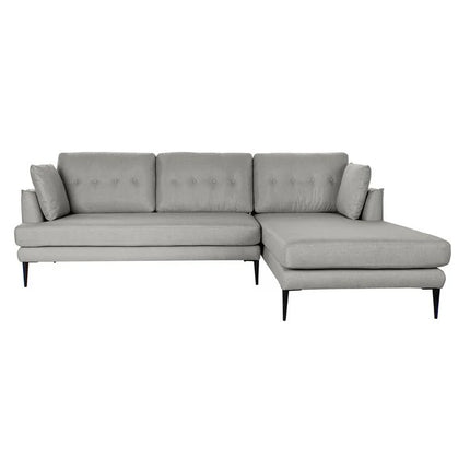 UNICORN Corner sofa polyester corner sofa gray length 240cm width 160cm height 85cm