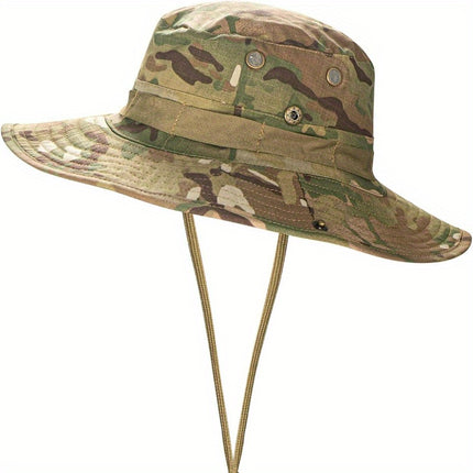 UNICORN Bucket Hats for Men Women Safari Outdoor Hats Black Camouflage